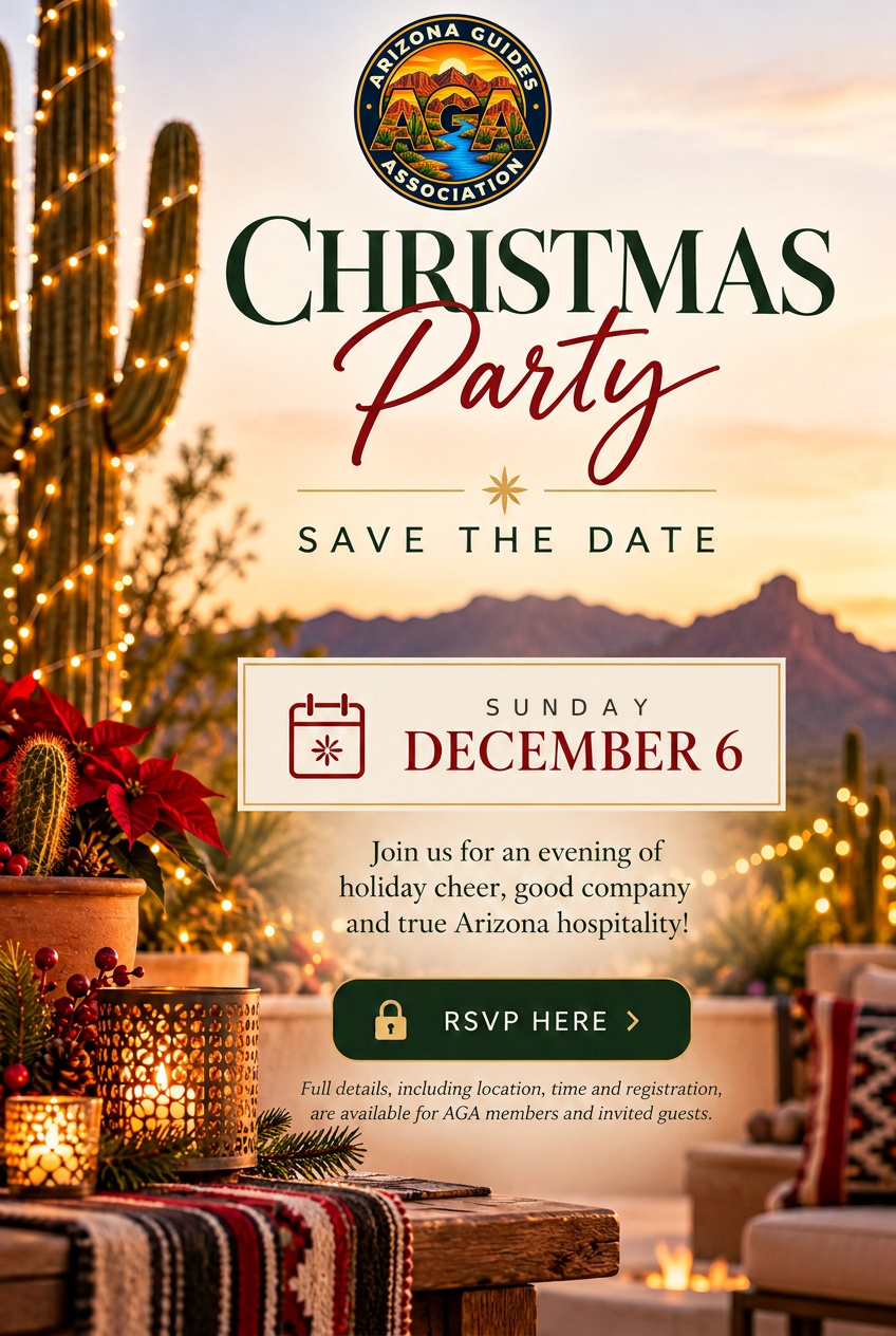AGA Christmas Party invitation — Sunday, December 6